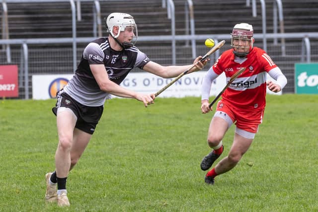 Action from Derry's win over Sligo. Pic by Donal Hackett.