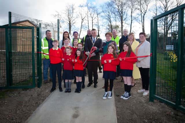 Addressing the attendance, Mrs. Gillen said: ‘We, at Steelstown Primary School play a significant role in helping all our children achieve their full potential. We develop the whole child, intellectually, physically, spiritually, morally, and emotionally.