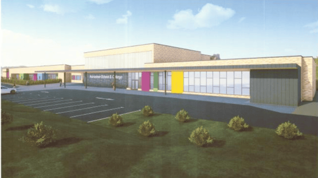 How the new school will look.