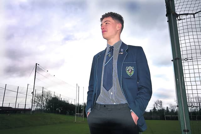 Eoin McEvoy will captain St. Mary's Magherafelt in this year's MacRory Cup final on Sunday in Armagh where they face Holy Trinity College, Cookstown. Pic by Mary K Burke