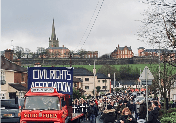 Thousands took to the streets to march on the 50th anniversary of Bloody Sunday