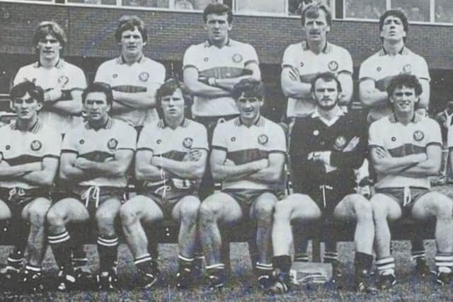 They finished 1980 in second place, behind Antrim, in Division 2 North. Within two seasons, they had a brief spell in the top flight, before dropping away again.