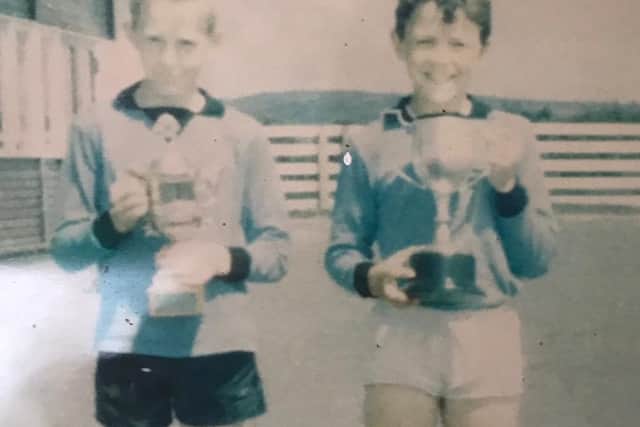 “I just swung at 'er with an auld scuffed box, and she fell into the net,” laughs McNally, who was the team's goalkeeper 12 months earlier.