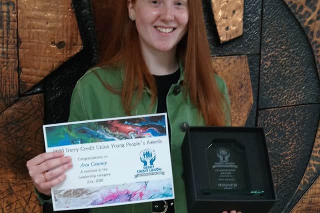 Teacher Katrina Kealey writes that Ava Canney (pictured below) ‘is a true inspiration to her peers and a role model proving that hard work, commitment and dedication pay off'.