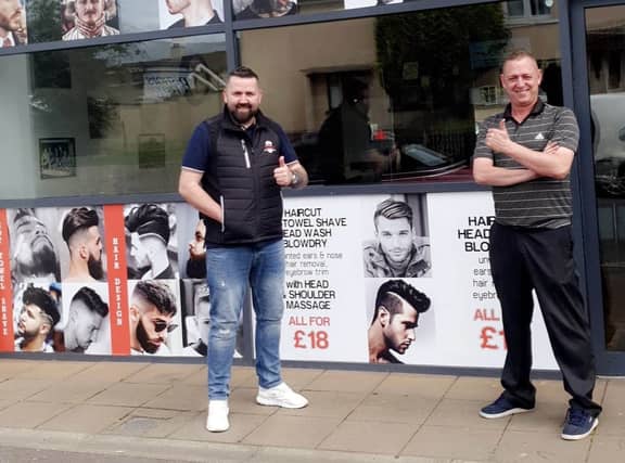 Gavin Gallagher and Steven Gallagher who have organised the outdoor charity concert.
