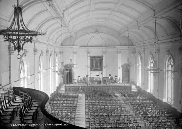Over the years, the Hall has been a refuge for the local community, creative thinkers and cultural organisations including Feis Doire Colmcille. The Feis was founded in 1922 by local woman Rose O’Doherty and Fr John Logue McGettigan as a way to protect and preserve Gaelic culture following the partition of Ireland.