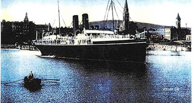 The RMS Leinster was sunk in October 1918