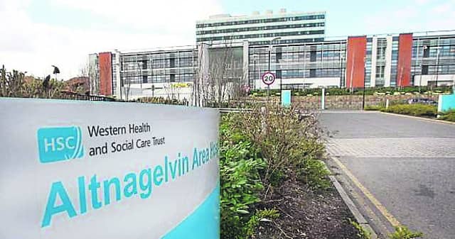 Altnagelvin Hospital in Derry.