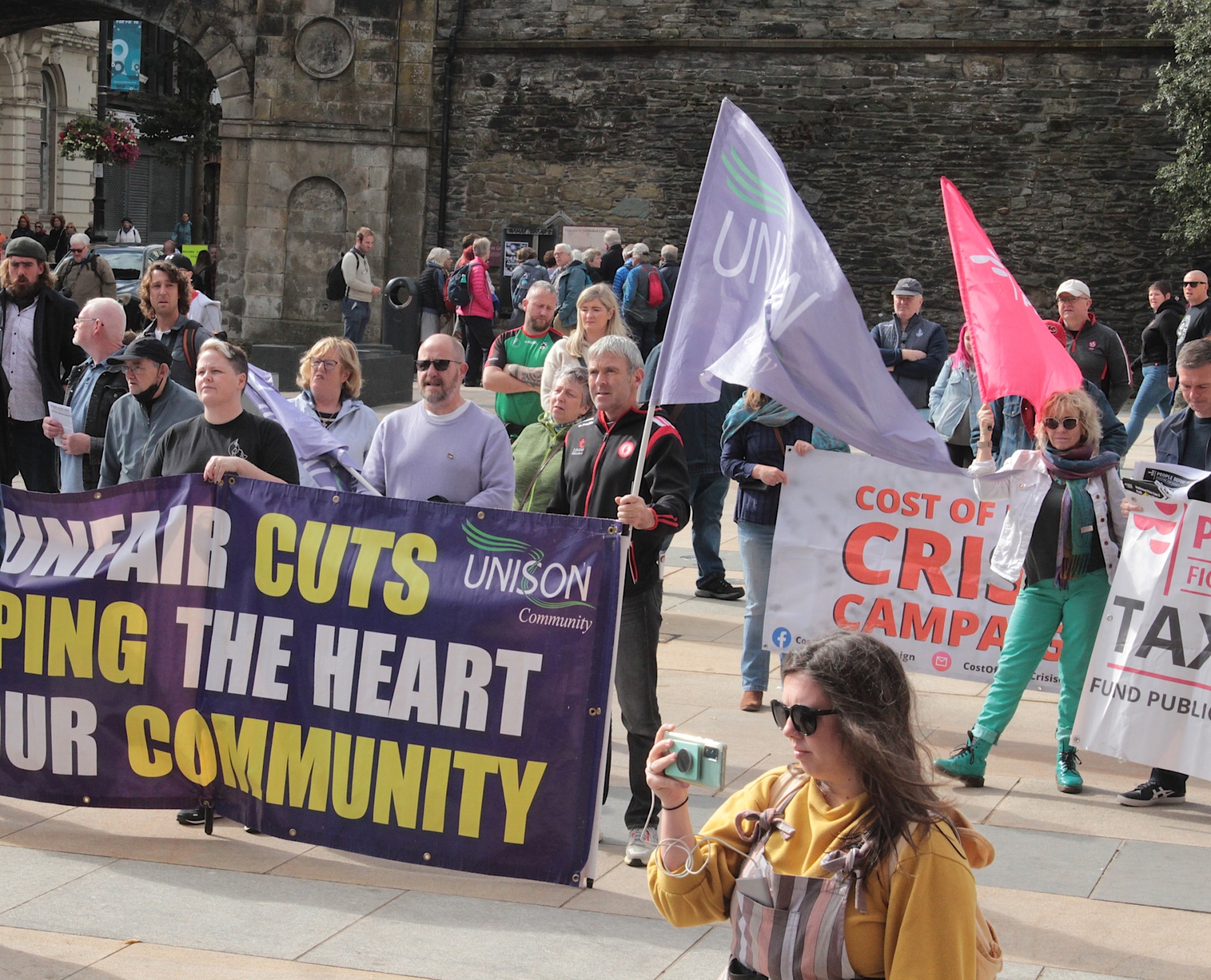 IN PICTURES: Mayor hosts Derry Cost of Living Crisis Rally