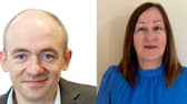 Professor Danny McAuley and Professor Brenda O'Neill.