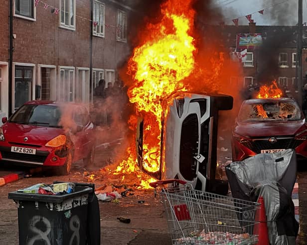 North Belfast arson