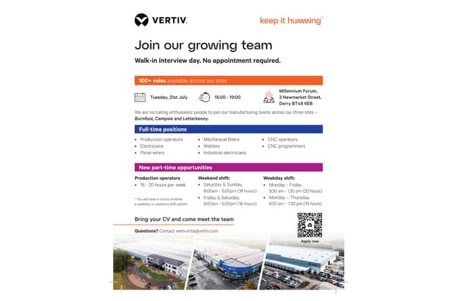 A range of full-time and part-time roles are available