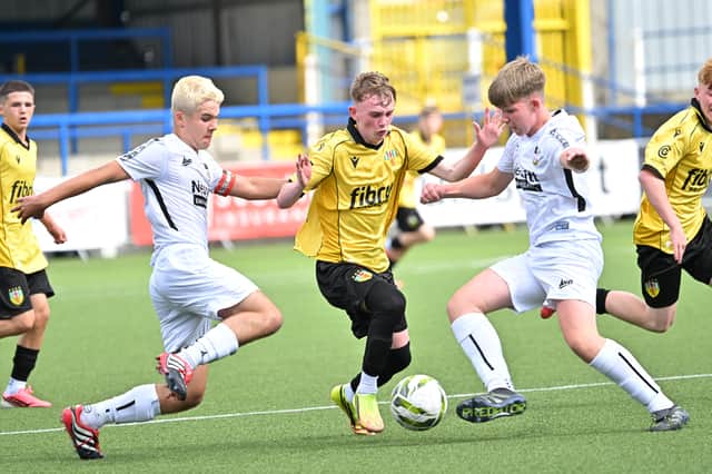 Budget Energy SuperCupNI Junior match between Co Tyrone and Co Antrim at Coleraine Showgrounds