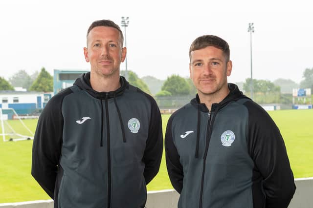 Finn Harps announce the appointments of Patrick McEleney (right) as Head Coach at Finn Harps and Shane McEleney (left) as Assistant Manager of Finn Harps.