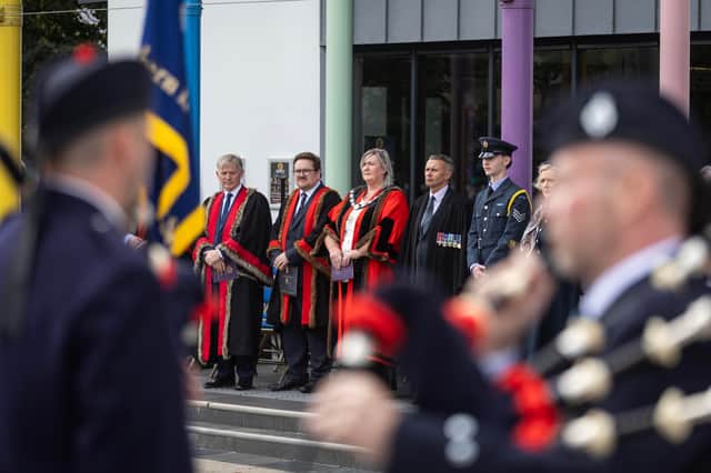 Causeway Coast and Glens Borough Council conferred the Freedom of the Borough on the NI Prison Service today in Limavady.