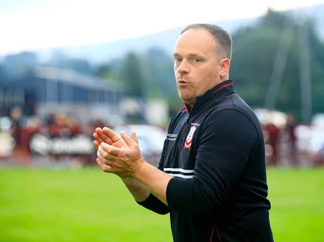 Drumsurn Intermediate team manager Ciaran Mullan.