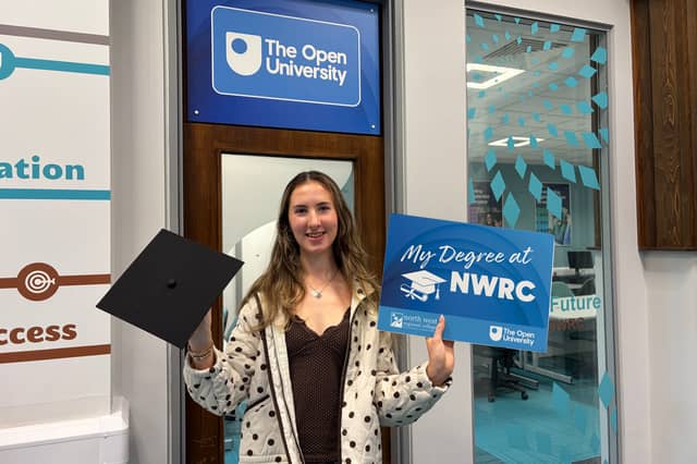 Niamh McAuley is one of ten students at NWRC to successfully complete the Level 6 Top Up Degree - BSc (Hons) Cyber Security and Emerging Technologies, validated by The Open University.
