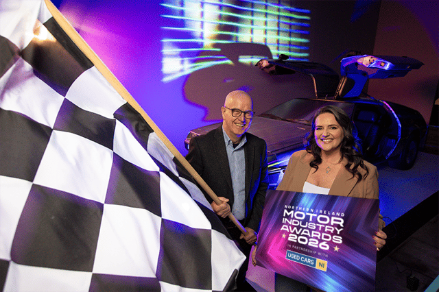 Head Judge of NI Motor Industry Awards 2026 alongside Emma Marley, CEO of Used Cards NI and Awards reveal the full list of finalists