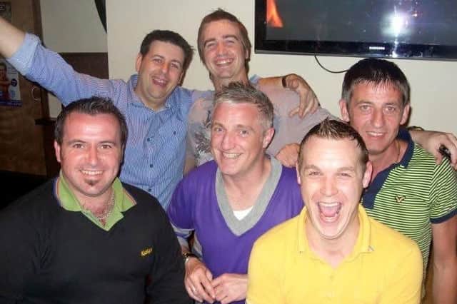 Enjoying the craic in The Bentley.