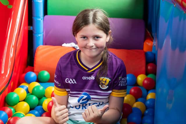 Hours of fun: The Belfast soft play bus was one popular event at Bann Valley Community Group’s Inclusion summer scheme, funded by the Housing Executive.