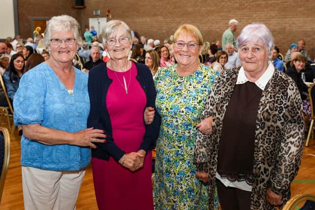 Mena pictured with her sisters Mary Cartin, Bridie Kerlin and Tessie Lagan.