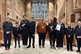 Members of Rossmar School's orchestra which was established a year ago.