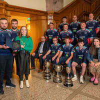 Mayor congratulates Newbuildings Cricket Club on incredible treble-winning season