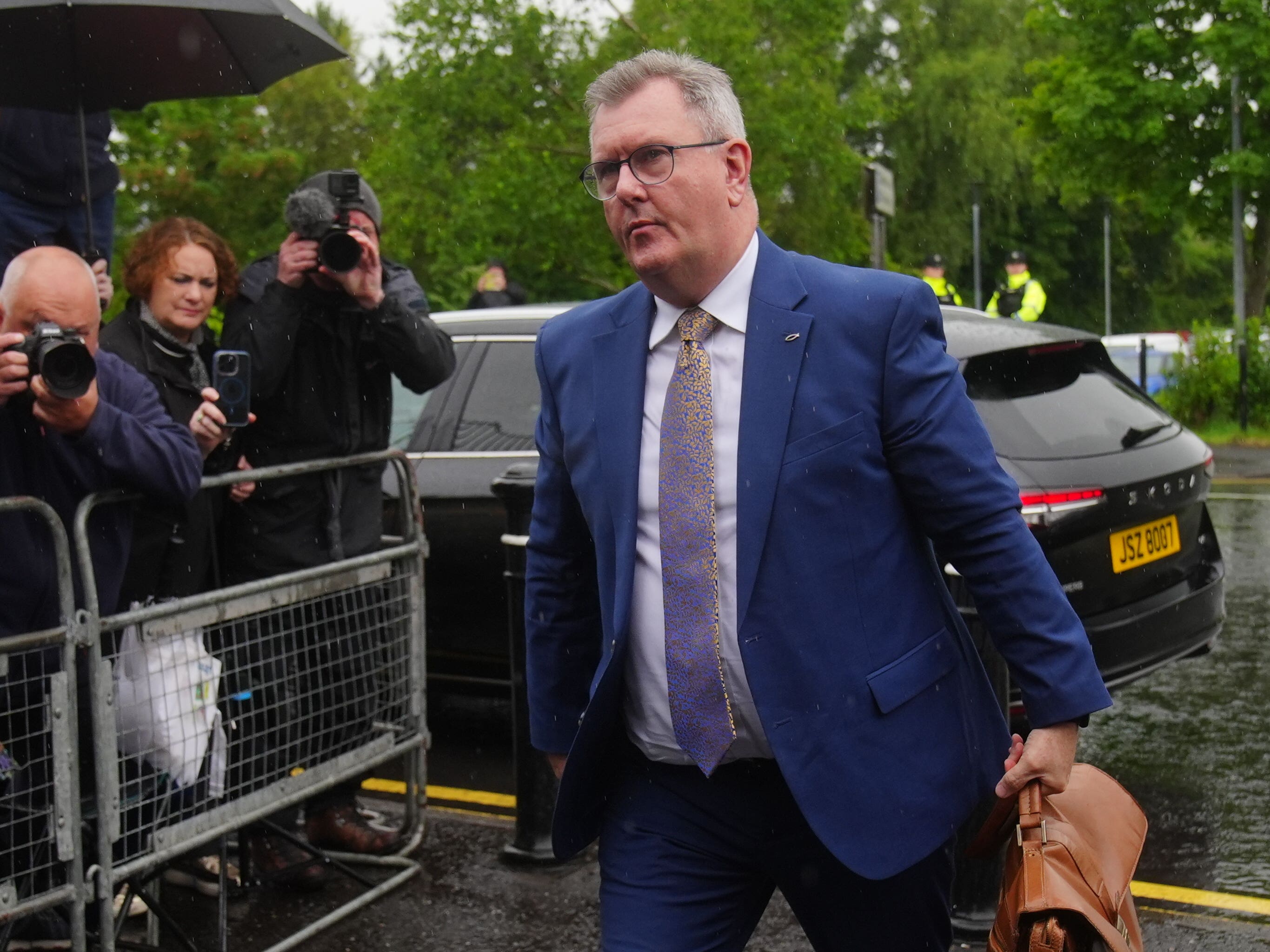 Ex-DUP leader Jeffrey Donaldson given 15-year jail term for sex offences