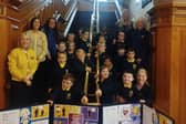   As part of Developmental Language Disorder (DLD) Awareness Day (16 October) Speech and Language Therapists (SLT’s) from the Western Trust along with teachers and pupils from Ebrington PS Speech and Language Classes enjoyed a visit to the Mayor’s office at the Guildhall, Derry.