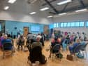 Large attendance at the Falls Awareness Information event at the Foyle Arena, Derry as part of Positive Ageing Month (October 2026).