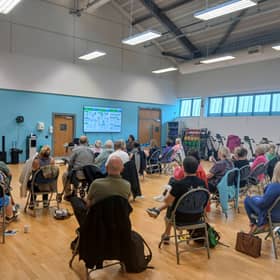 Large attendance at the Falls Awareness Information event at the Foyle Arena, Derry as part of Positive Ageing Month (October 2026).