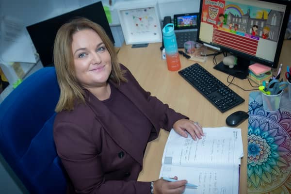 St. Eugene's new Principal, Mrs. Aine Deane pictured this week.