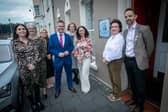 HEALTH MINISTER VISITS DERRY WELL WOMAN. . . . . The Minister for Health Robbie Butler pictured during a courtesy visit to Derry well Woman Centre, Queen Street, Derry on Wednesday afternoon. Included from left are Marie Claire McLaughlin, Chair, DWW,, Sandra McNeill, DWW, Paula Tweedie, Co-Director of Hospital Care, Department for Health, Colr. Janice Montgomery, UPP, Rhonda Murphy, General Manager, DWW,  Karen Meehan, DWW and Ryan Wilson, Director of Secondary Care, Department for Health.