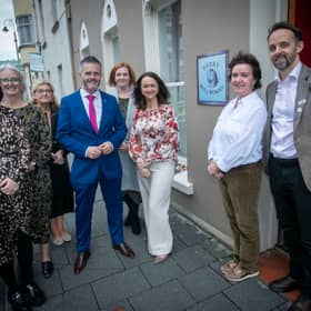 HEALTH MINISTER VISITS DERRY WELL WOMAN. . . . . The Minister for Health Robbie Butler pictured during a courtesy visit to Derry well Woman Centre, Queen Street, Derry on Wednesday afternoon. Included from left are Marie Claire McLaughlin, Chair, DWW,, Sandra McNeill, DWW, Paula Tweedie, Co-Director of Hospital Care, Department for Health, Colr. Janice Montgomery, UPP, Rhonda Murphy, General Manager, DWW,  Karen Meehan, DWW and Ryan Wilson, Director of Secondary Care, Department for Health.