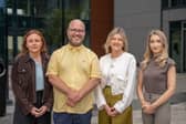 Alison Ballard, Director, Allstate NI, Alastair Cameron, Founder, TechTides, Erin McFeely, Director Northern Ireland, Alchemy Technology Services and Aoife Heaney, Programme and Events Executive, The AMP Growth Incubator