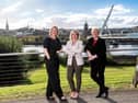 Mary McKenna, Chair and cofounder of AwakenAngels and AwakenHub (R) who has been named as the fifth most influential women in UK Tech and EBAN Board member, pictured with her cofounders Clare McGee, CEO (C), also named as a Woman to Watch by Computer Weekly, and Denise McQuaid (L) Director of Investor Relations and the UKBAA UK Diversity in Investment Champion.