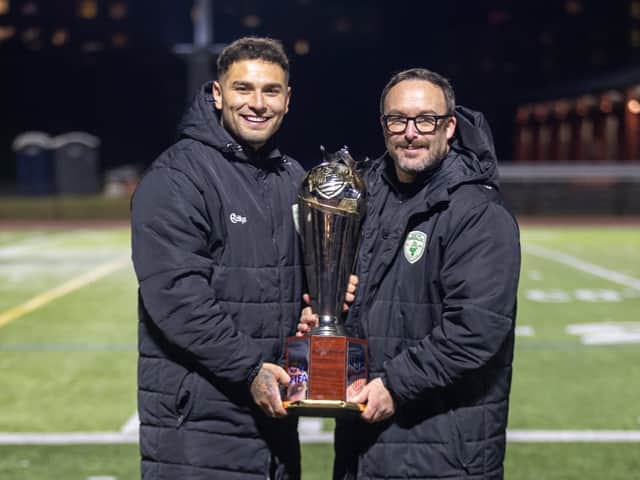 Co-founders Keegan Hegarty and Kevin Tarr maintain an incredible 22-game unbeaten streak after dramatic 96th-minute equaliser against Bridgeport.