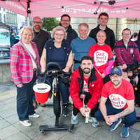 Causeway Mayor’s cycle raises £1,600 for Chest, Heart & Stroke