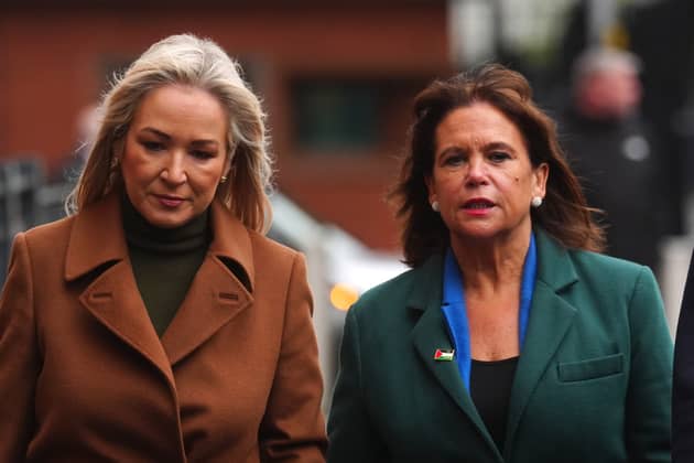 Michelle O'Neill and Mary Lou McDonald