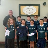 Co Derry school benefit from new training gear thanks to giveaway