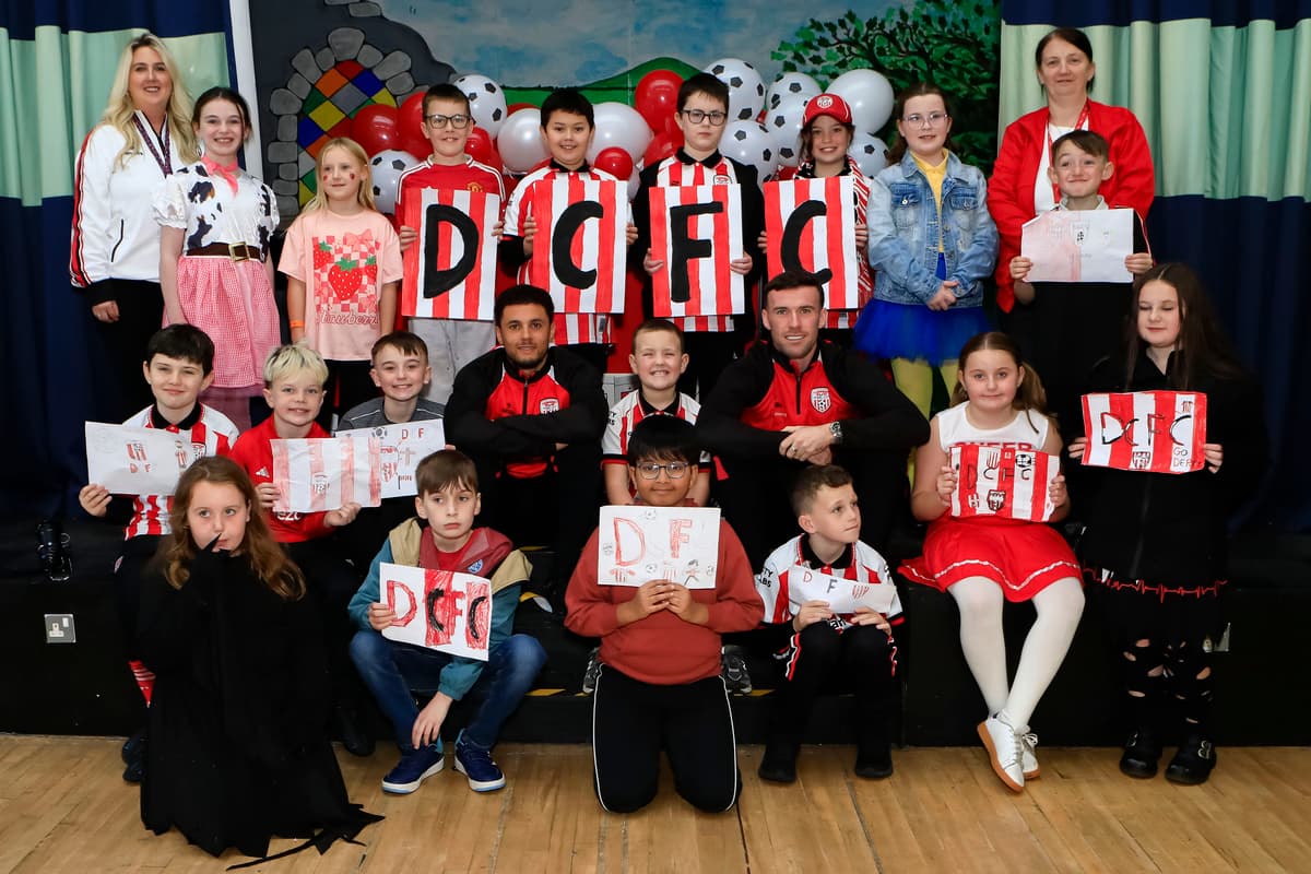 Pat Long Racer IN PICTURES: Derry City’s McClean and Smith spread cup joy at Long Tower PS