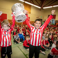 IN PICTURES: Road to the FAI Cup final continues at Hollybush PS