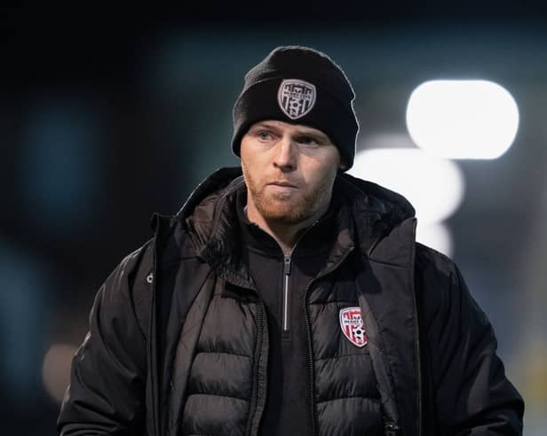 Derry City interim manager Mark Connolly
