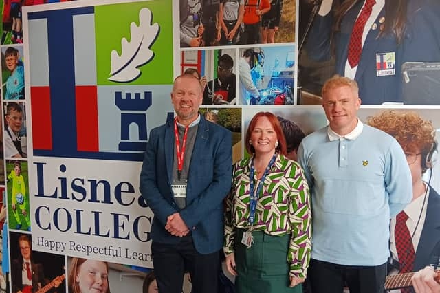 Mark Hylands and Paul Thompson from the Now Group met with Karen McAvoy, Special Educational Needs Co-ordinator from Lisneal College.