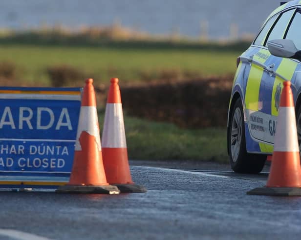 A side road off the N13 was closed on Monday as Garda forensic collision investigators examined the scene of the collision in the early hours of Sunday morning