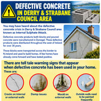 Derry Defective Concrete homeowners urged to join Council register