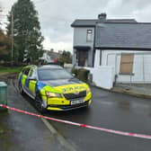 Police in attendance at Steelstown Village