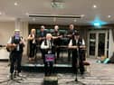 The D'Ukes of Gransha who perfomed on the night.