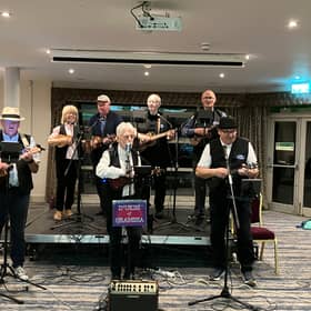 The D'Ukes of Gransha who perfomed on the night.