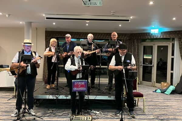 The D'Ukes of Gransha who perfomed on the night.